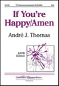 If You're Happy / Amen SATB choral sheet music cover